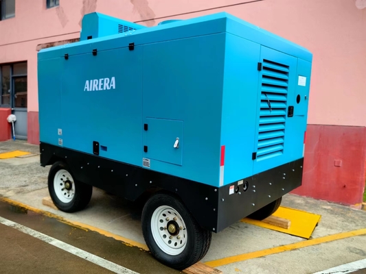 Diesel-τροφοδοτημένος με καύσιμα συμπιεστής 25-500 KW -20℃ βιδών CE ISO9001 σε +50℃