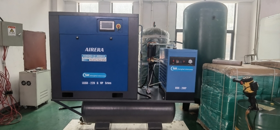 15kw 20hp,16bar, VSD Πυροσβεστήρας βίδας All-in-one για τη βιομηχανία κοπής με λέιζερ