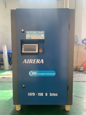 Ενέχυρο πετρελαίου LGFD-15KW ζώνη ψύξης αέρα προωθούμενος κομπρεσέρ αέρα βίδα