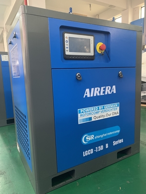 LGCD-7.5KW 4800 M3/hr ψύξη ροής αέρα βίδα αεροσυμπιεστή με ευφυή έλεγχο