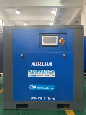 LGCD-11KW 380V ζώνη προωθημένη ψύξη αέρα βίδα αεροσυμπιεστή με έξυπνο ελεγκτή