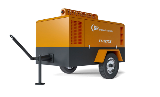 Κινητή βίδα Τύπος Diesel Air Compressor 185 Cfm 260HP/1700rpm
