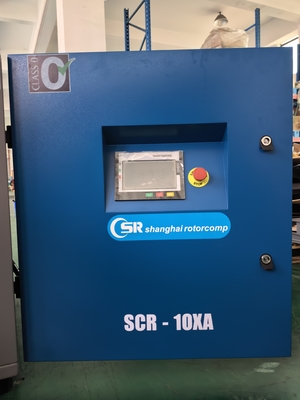 Shanghai Rotorcomp Ανθεκτικός συμπιεστής αέρα με βίδες SCR-10XA για μακροχρόνια και χαμηλή συντήρηση σε εφαρμογές βαριάς χρήσης