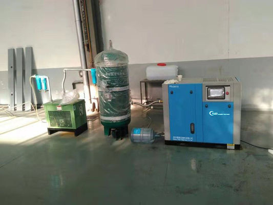 Ελεύθερος 10.0m3/min 100L περιστροφικός συμπιεστής τύπων βιδών πετρελαίου