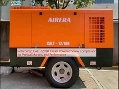 Rotorcomp CALT-12/10K Στρογγυλεμένος αεροσυμπιεστής: Υψηλής απόδοσης, αξιόπιστης απόδοσης για βιομηχανική εφαρμογή