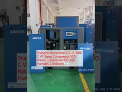 Shanghai Rotorcomp LGCD-37BD C VP Στροφικό συμπιεστή VSD περιστρεφόμενος συμπιεστής για συνθήκες υψηλής υγρασίας