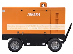 Συμπυκνωτής βίδα με κινητήρα ντίζελ CALT-18/20K της Shanghai Rotorcomp για βέλτιστες επιδόσεις σε θερμοκρασία περιβάλλοντος 55 °C