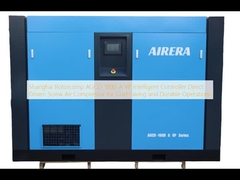 Shanghai Rotorcomp AGCD-160D A VP Intelligent Controller Direct Driven Screw Air Compressor για εξοικονόμηση κόστους και ανθεκτική λειτουργία